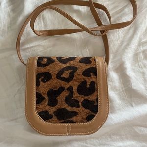 Vintage cheetah mini crossbody